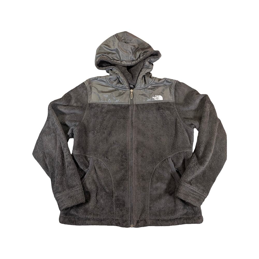 The North Face Black Hooded Fleece Jacket L